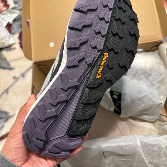 NWT Adidas Terrex Free Hiker 2 Gtx Women’s 8 Hiking shoes Purple Gray - Picture 4 of 16